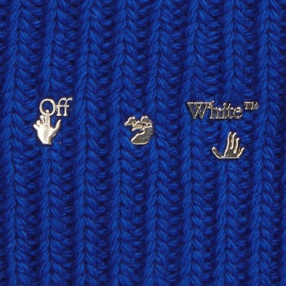 Off-White Logo Rib Wool Beanie